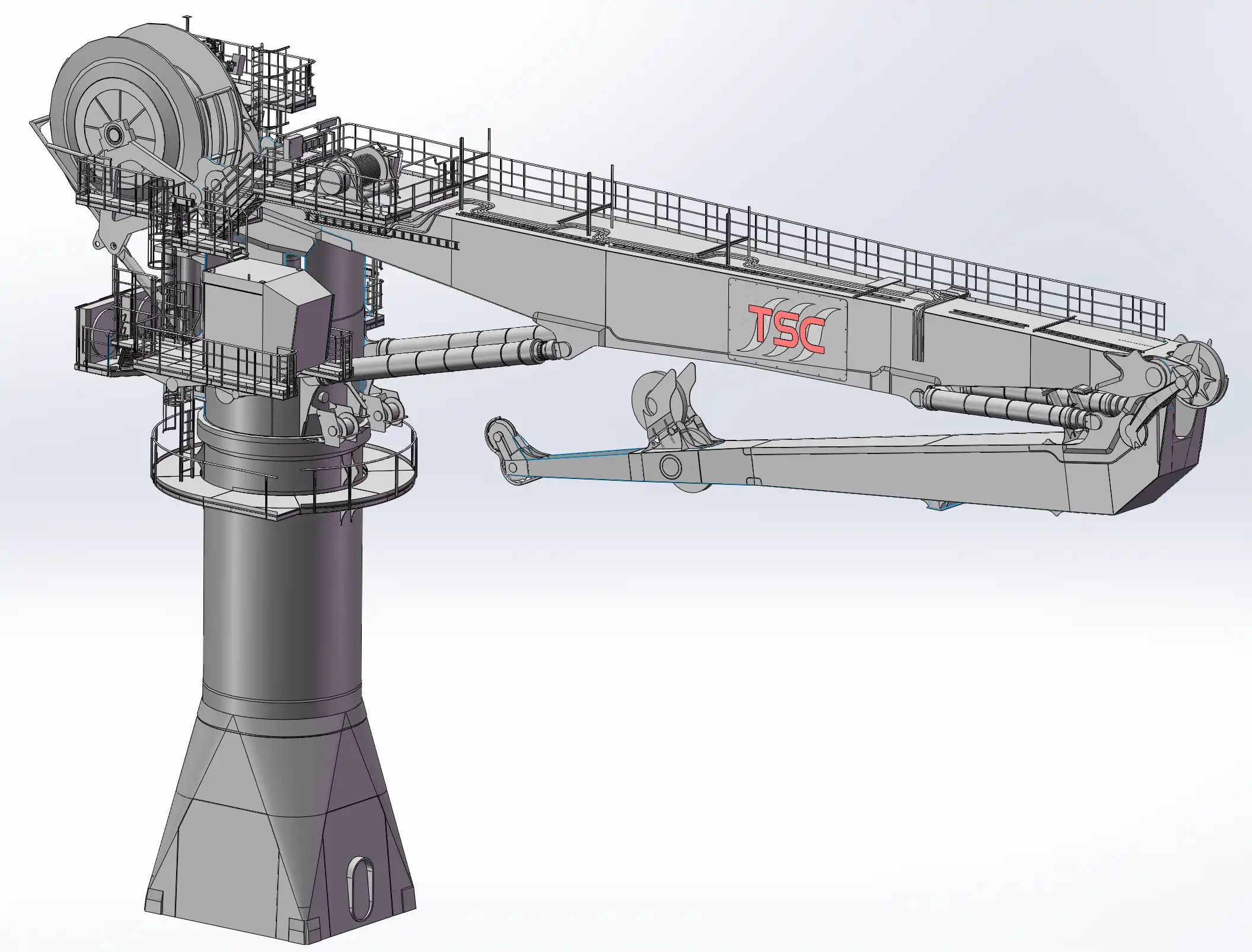AHC crane Complete ISO quality system