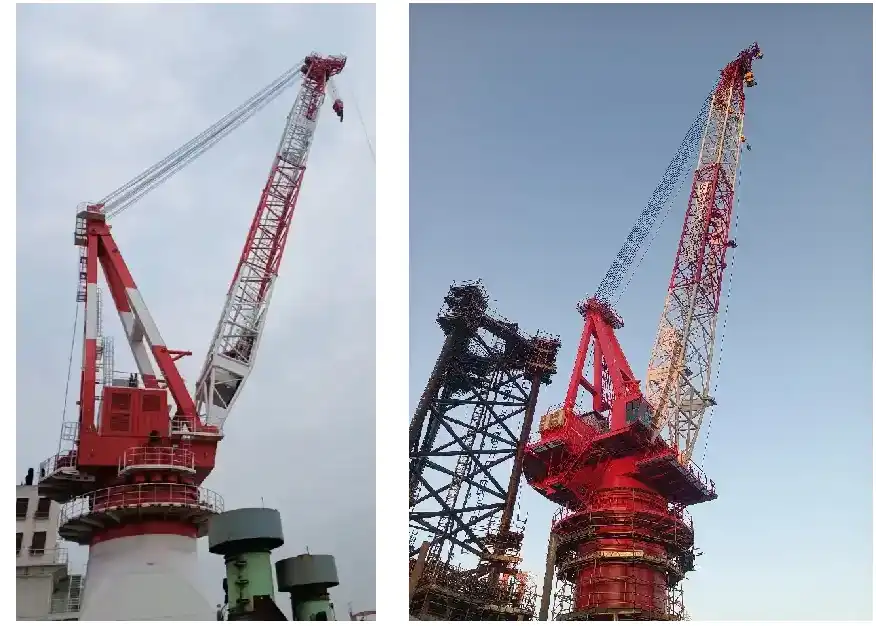 Slew-bearing crane-wire rope luffing Best weight to capacity ratio of its class crane.webp