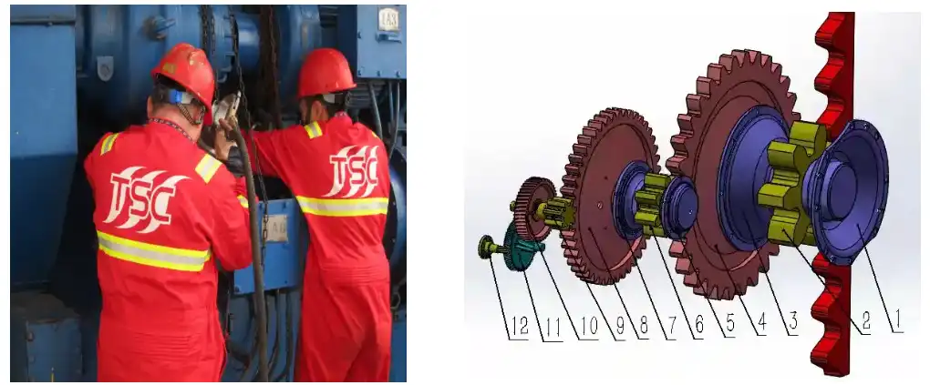 Leg Materials The main chord is made by welding the rack and the scale Leg Materials The main chord is made by welding the rack and the scale